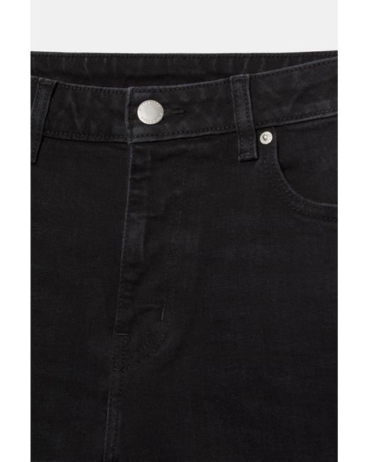 Bermuda Jeans Slim Basic di Pull&Bear in Black da Uomo