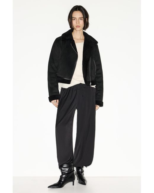 Pull&Bear Black Short Reversible Jacket