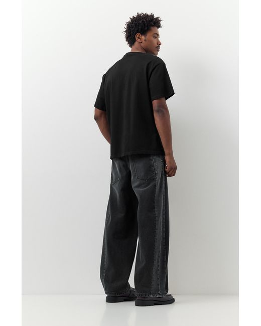 Pull&Bear Balloon Fit Jeans in het Black voor heren