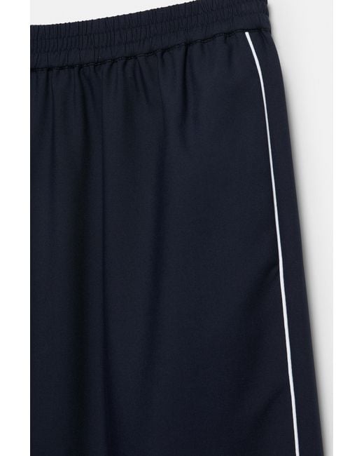Pull&Bear Blue Contrast Tracksuit Trousers