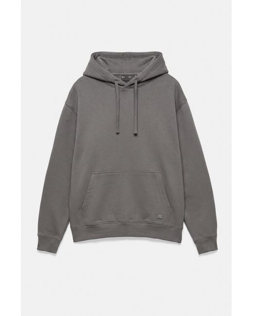 Sweat Basique À Capuche Pull&Bear pour homme en coloris Gray