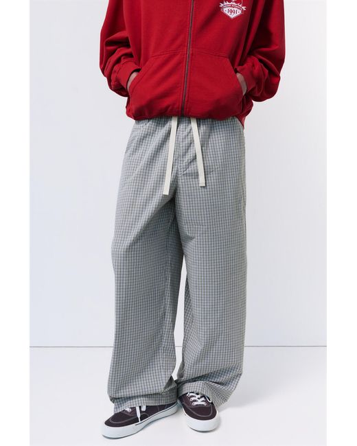 Pull&Bear Joggingbroek Met Ruitprint in het Red voor heren