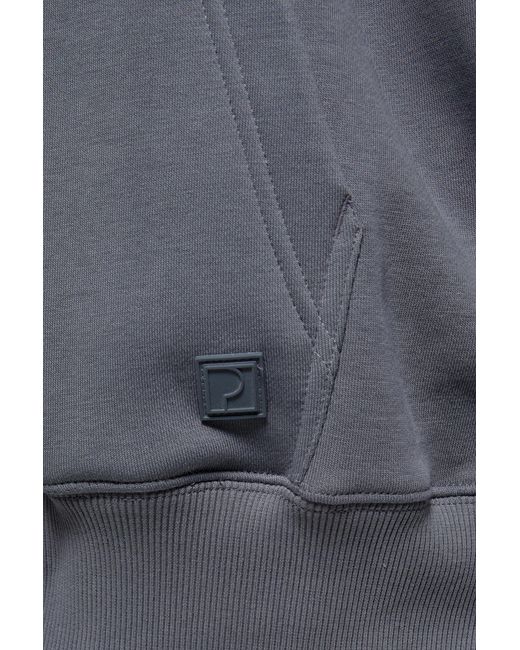 Felpa Basic Con Cappuccio di Pull&Bear in Blue da Uomo