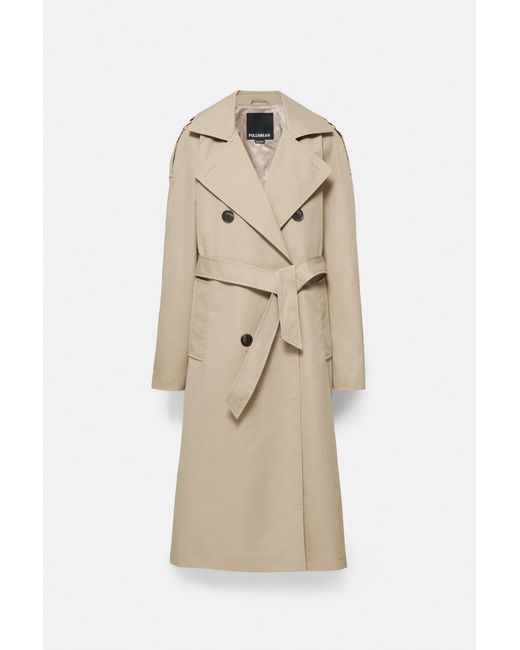 Trench Basique Pull&Bear en coloris Multicolor