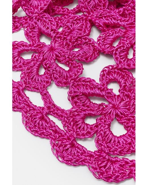 Berretto All'Uncinetto di Pull&Bear in Pink