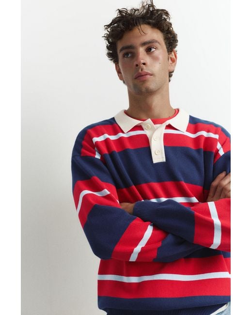 Polo di Pull&Bear in White da Uomo