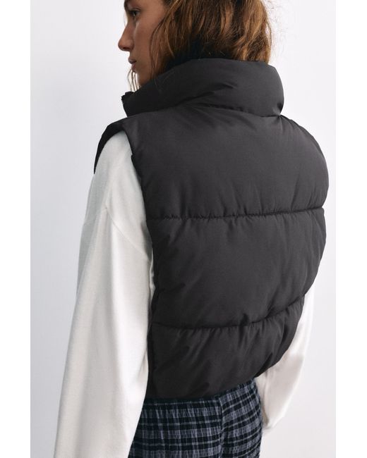 Pull&Bear Black Steppweste