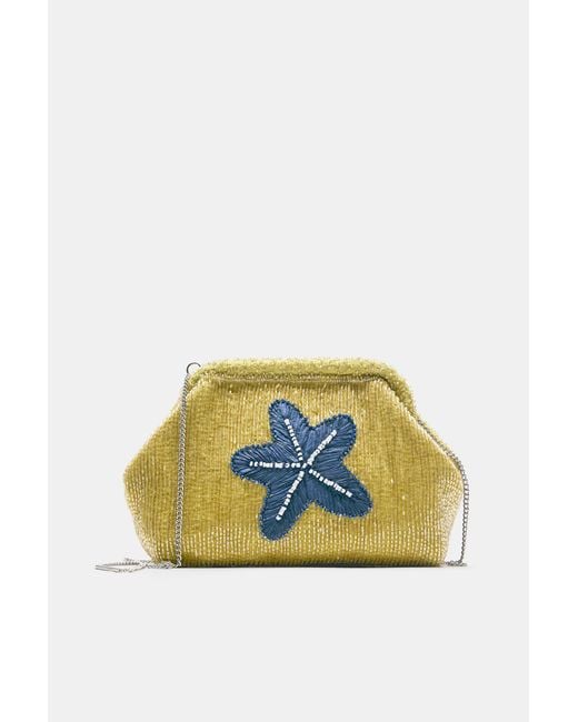 Clutch Con Perline di Pull&Bear in Yellow
