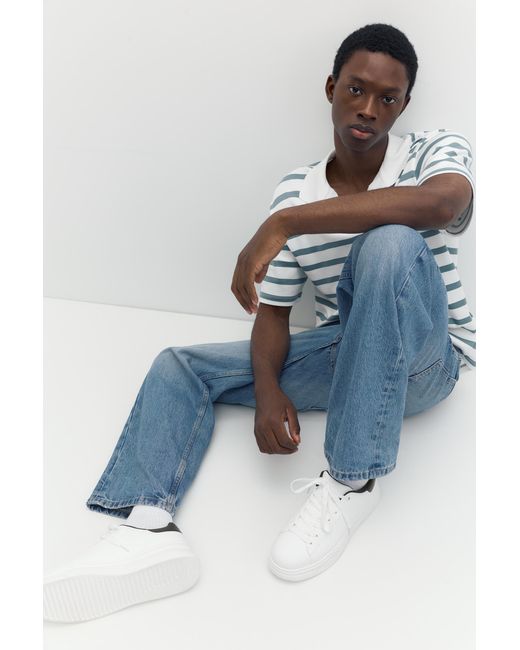 Pull&Bear White Chunky Casual Trainers for men