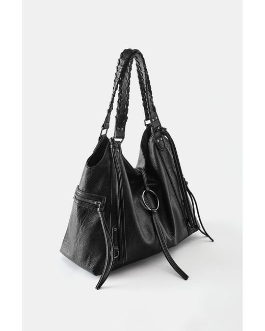 Pull&Bear Shopper Met Ring in het Black