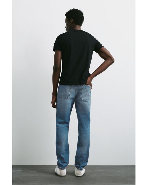 Pull&Bear Slim Fit Jeans in het Blue voor heren