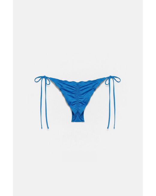 Bas De Bikini Volants Pull&Bear en coloris Blue