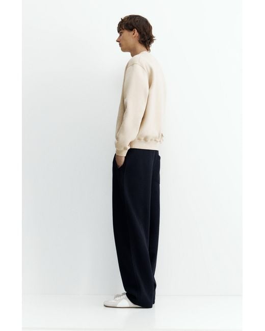 Pull&Bear Natural Relaxed Fit Sweatshirt for men