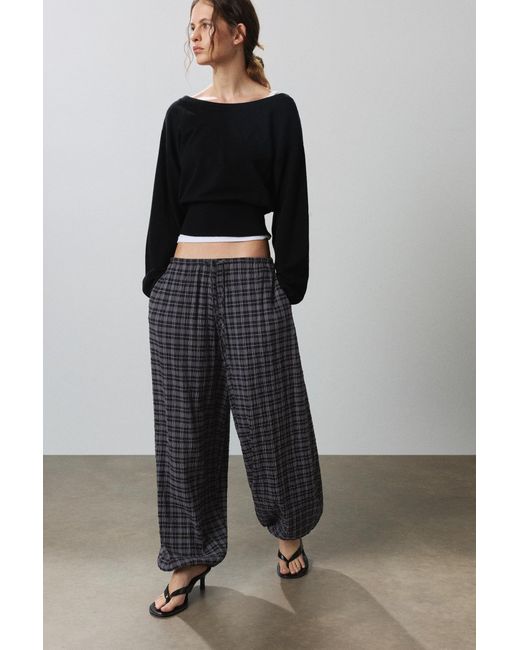 Pull&Bear Black Karopumphose