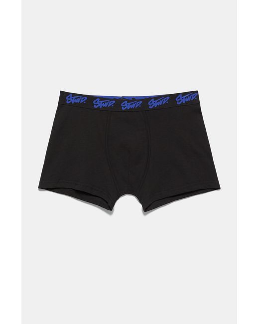 Pull&Bear 3-Pack Boxershorts in het Black voor heren