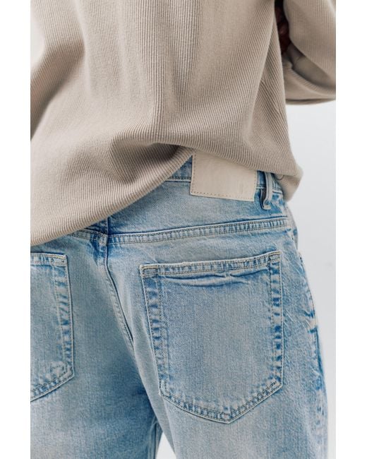 Pull&Bear Blue Slim Fit Jeans for men