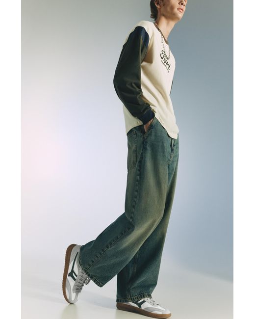 Pull&Bear Retro-Sneaker in White für Herren