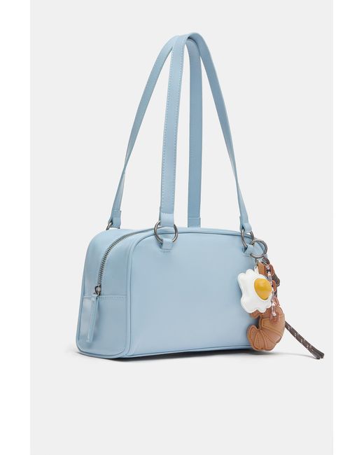 Pull&Bear Blue Embellished Shoulder Bag