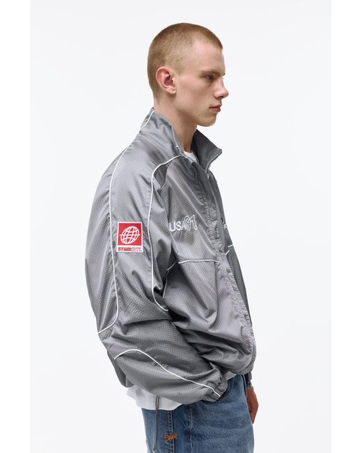 Pull&Bear Gray Stwd Contrast Seam Jacket for men