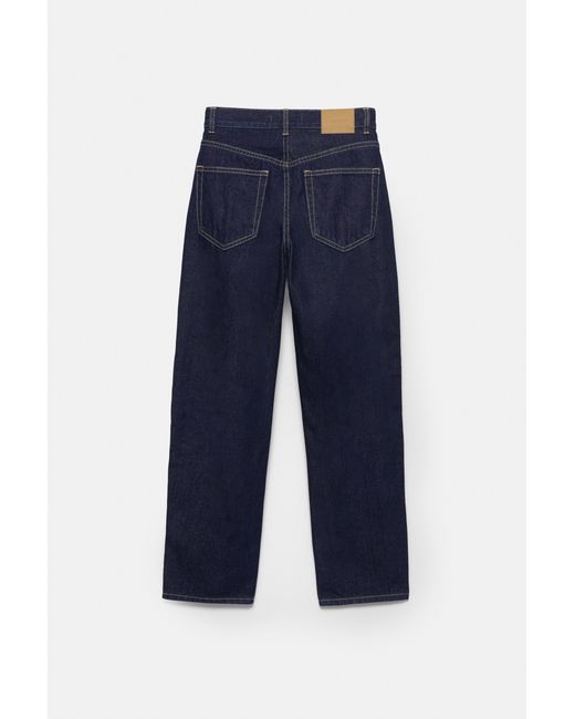 Pull&Bear Blue High-Waist Mom Jeans