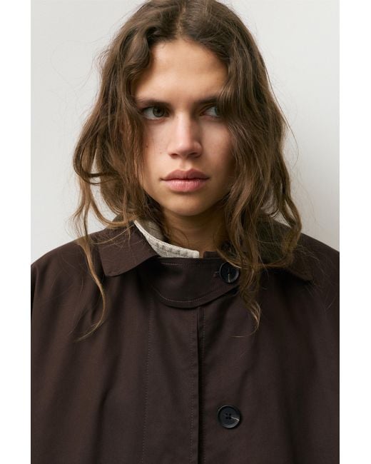 Pull&Bear Brown Oversize Trench Coat
