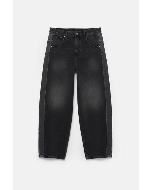 Pull&Bear Balloon Fit Jeans in het Black voor heren