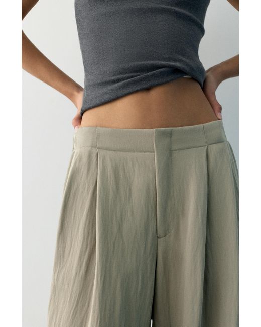 Pull&Bear Multicolor Darted Smart Trousers