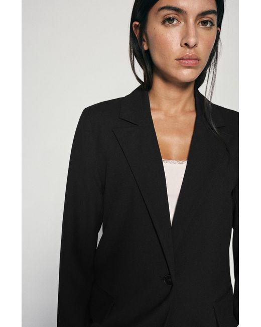 Pull&Bear Black Basic Blazer
