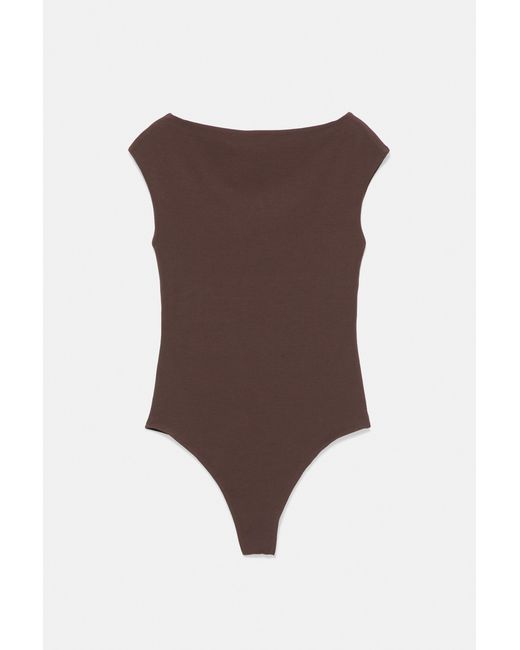 Body Col Bateau Pull&Bear en coloris Blue