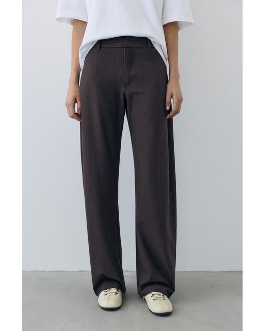 Pull&Bear Nette Broek in het Brown