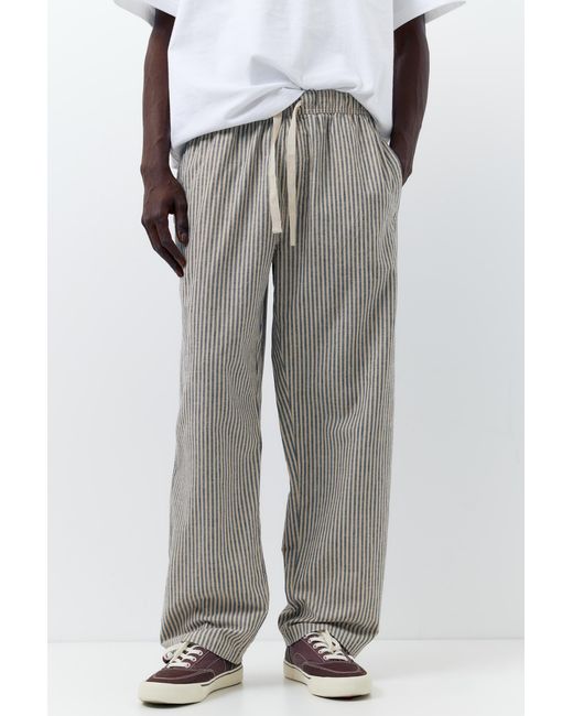 Pull&Bear Blue Rustic Jogger Trousers for men