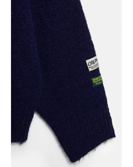 Maglia Basic Girocollo di Pull&Bear in Blue