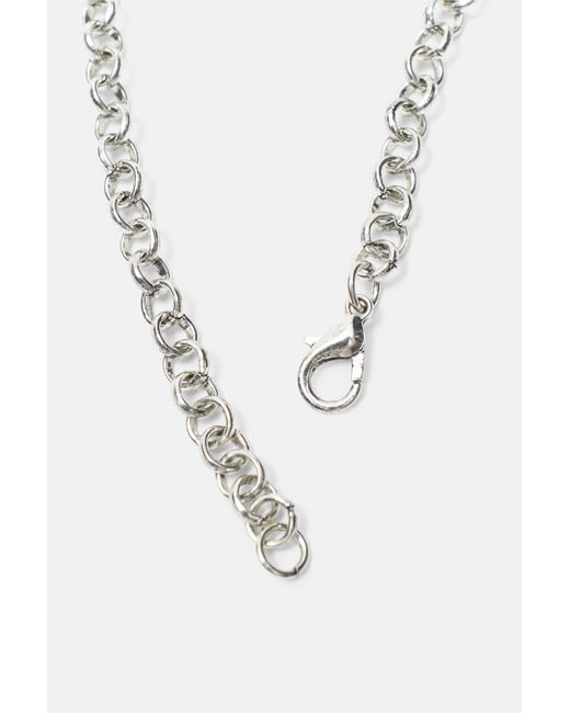Collier Effet Nacre Pull&Bear en coloris White