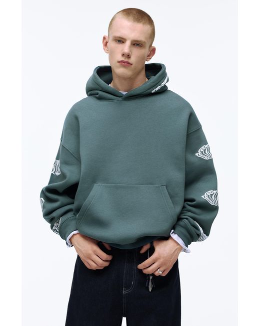 Sweat À Capuche Stwd Community Pull&Bear pour homme en coloris Gray