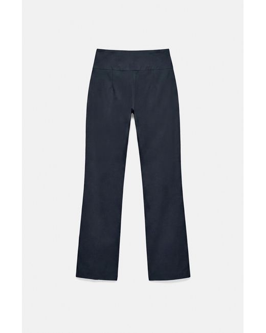 Pull&Bear Straight Broek Met Gesp in het Black