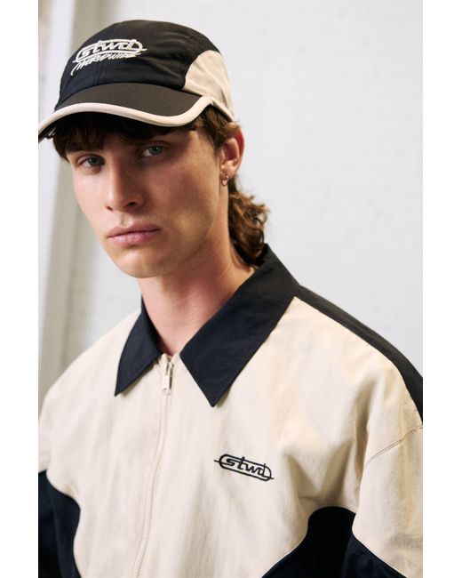 Pull&Bear Stwd-Basecap Mit Colour-Block-Design in Black für Herren