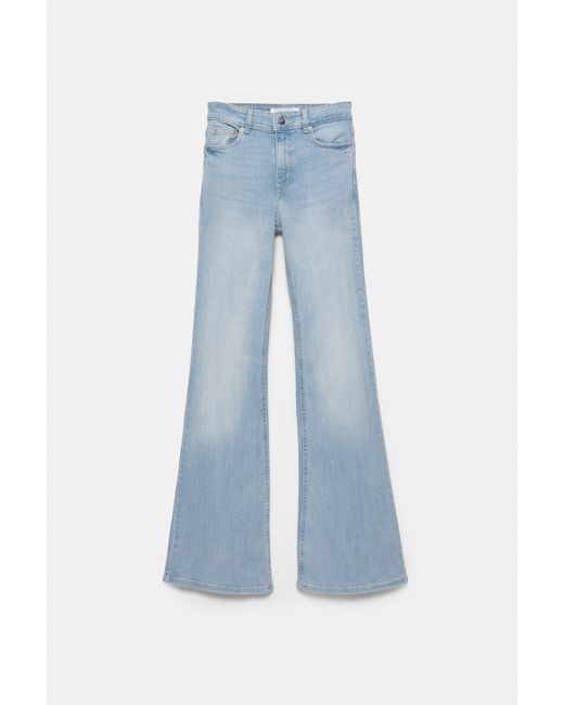 Pull&Bear Blue Skinny Flared Jeans