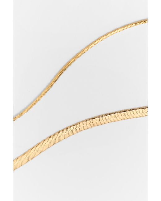 Pull&Bear White 2-Pack Of Basic Chains