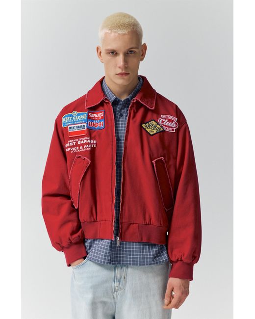 Pull&Bear Black Patch Jacket for men