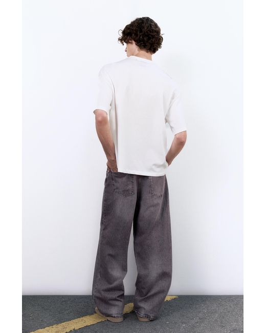 Pull&Bear Multicolor Boxy T-Shirt With Pocket for men