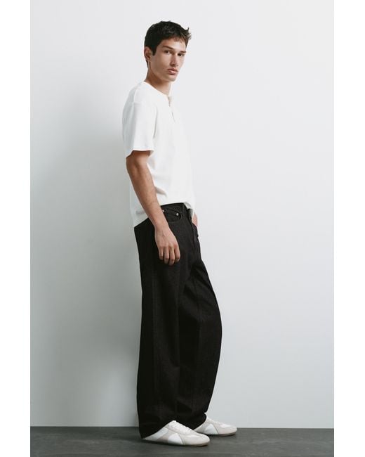 Pull&Bear White Straight-Leg Jeans for men