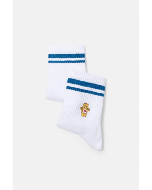 Pull&Bear Blue Care Bears Socks