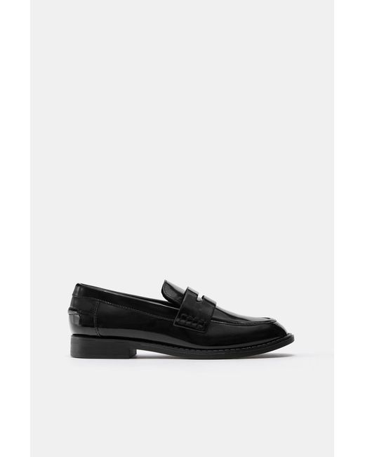 Pull&Bear Black Mokassins