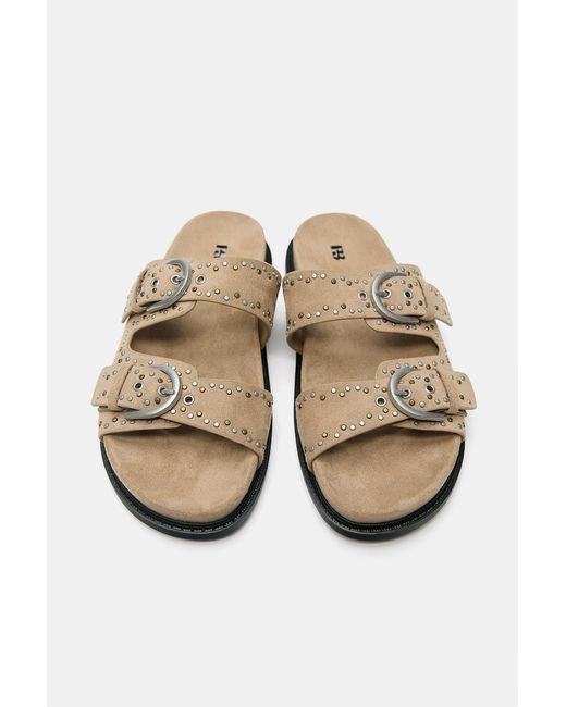Sandales Boucles Clous Pull&Bear en coloris Blue