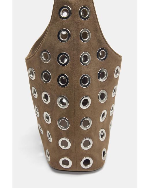 Pull&Bear Blue Studded Shoulder Bag