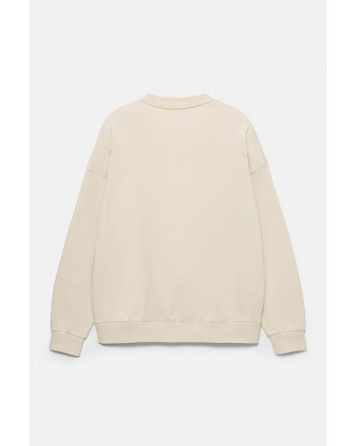 Sweat Graphique Col Rond Pull&Bear pour homme en coloris Blue