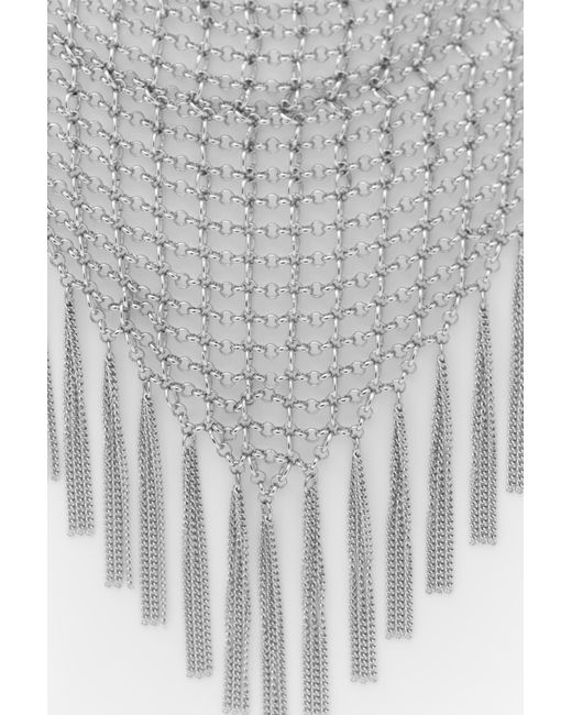 Pull&Bear White Multi-Position Necklace