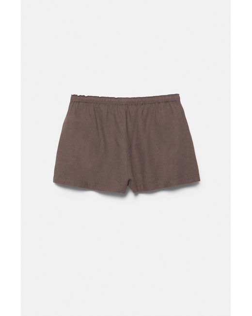 Short Con Lino di Pull&Bear in Multicolor