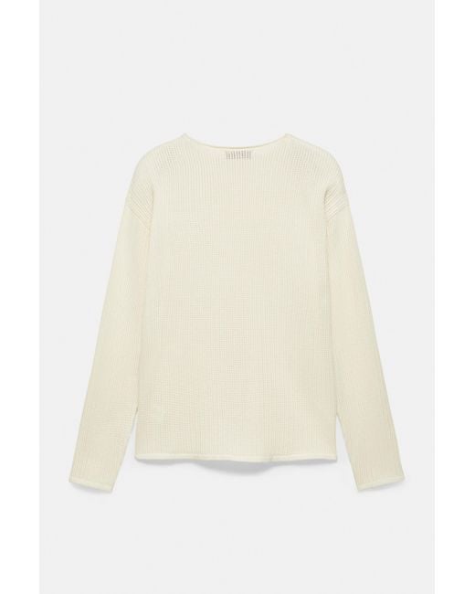 Pull&Bear Gray Cutwork Jumper for men