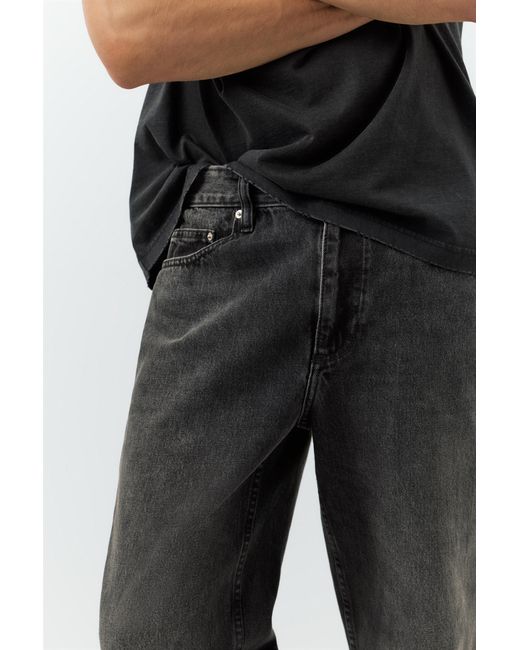 Jean Straight Pull&Bear pour homme en coloris Black